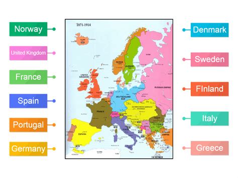 Image result for Basic Map of Europe