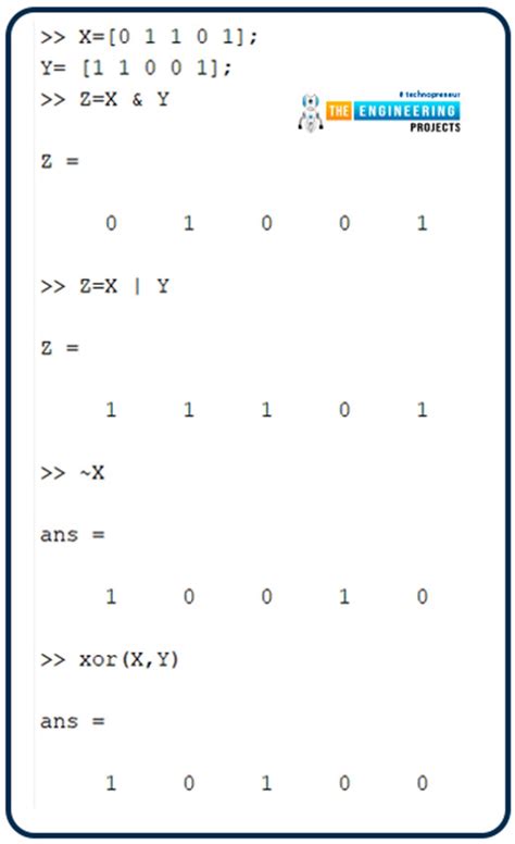 Image result for MATLAB Logical Operators