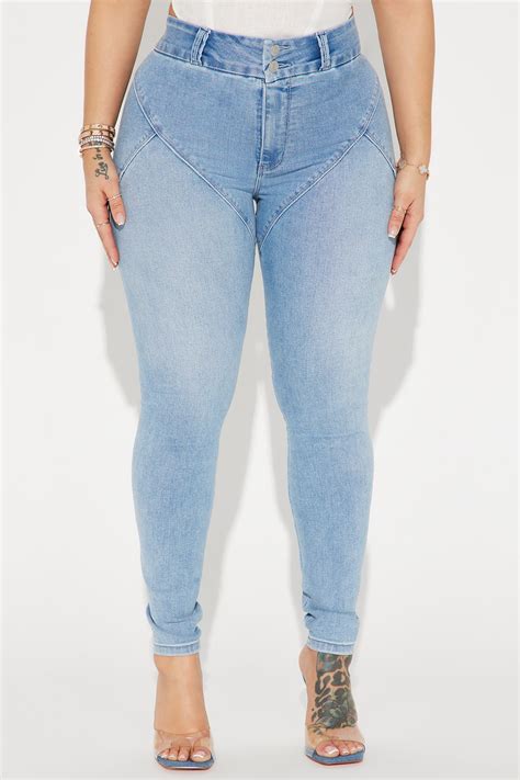 Rae Stretch Skinny Jeans - Light Wash | Fashion Nova