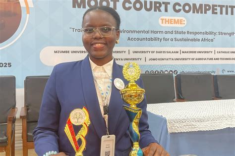 UDSM School of Law Triumphs at the 2025 Green Law Africa Moot Court Competition | University of ...