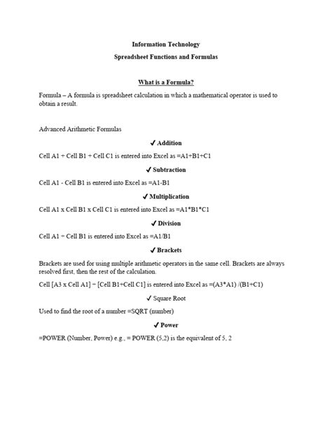 Basic Spreadsheet Function 的图像结果