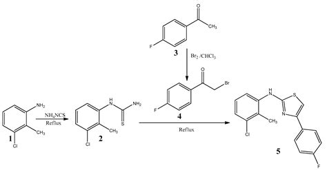 N-(3-Chloro-2-methylphenyl)-4-(4-fluorophenyl)-1,3-thiazol-2-amine