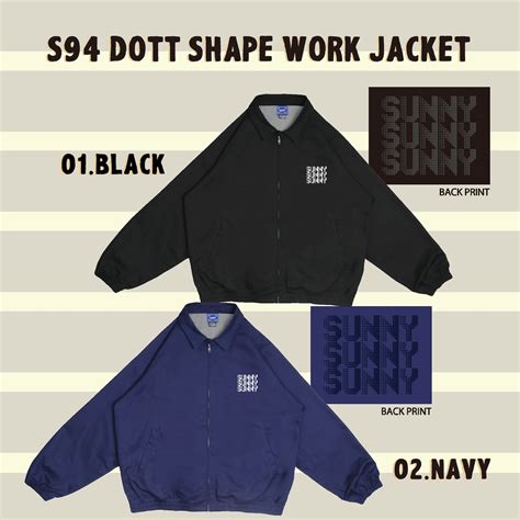 S94 DOTT SHAPE WORK JACKET | Sunny skateboard