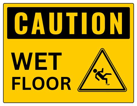 Caution Wet Floor Sign Printable | Floor Roma