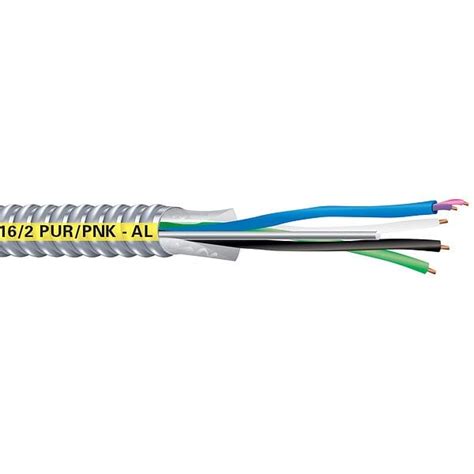 Southwire Metal Clad Building Cable, MC, 12 AWG, 3C with Ground C ...