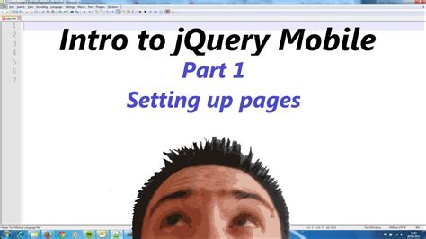 jQuery Mobile Lesson 1 - Setting up pages