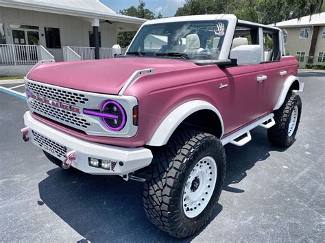 Custom Ford Bronco Is So Pink It’ll Make Barbie Trade Her Jeep | Carscoops