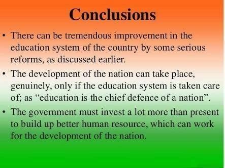 Education system in india ppt presentation - Brainly.in