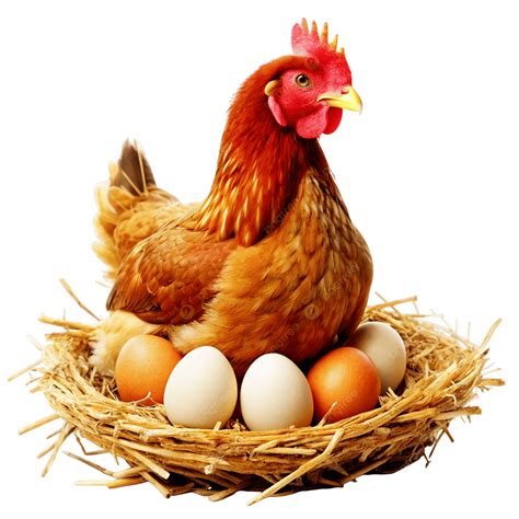 Hen Giving Egg Template