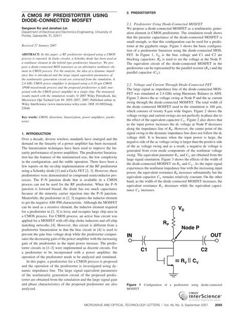 Image result for Diode Connected CMOS