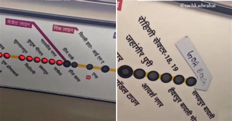 Delhi To Goa Beach, Prank Sticker On Metro Map Leaves Internet In Splits