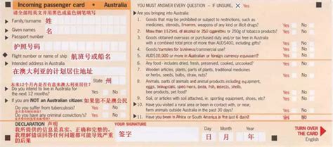 【超实用!】全球33个国家入境卡 中英文对照表!-搜狐