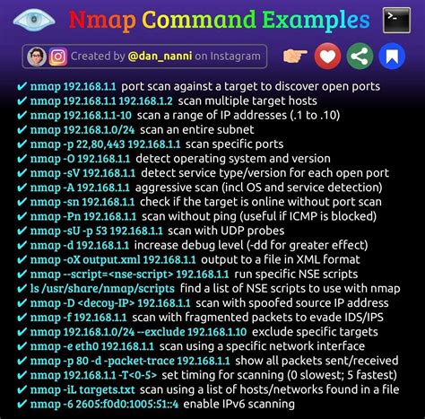 Nmap Command Examples 的图像结果