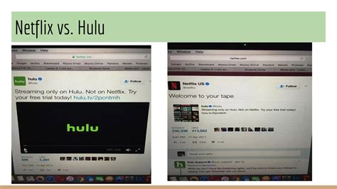Netflix vs. hulu | PPT