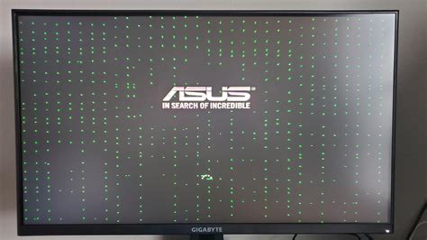 Green dots on screen in bios and now it wont boot at all. Yesterday I ...