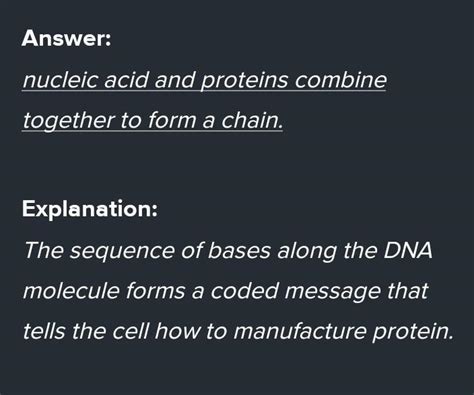 Nucleic acids _____. combine to form carbohydrates, store and transmit ...