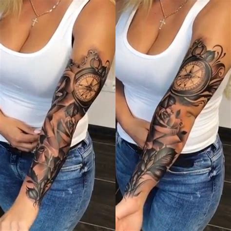 cute arm tattoos for black females