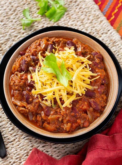 Chile con Carne - Retro Recipe Box