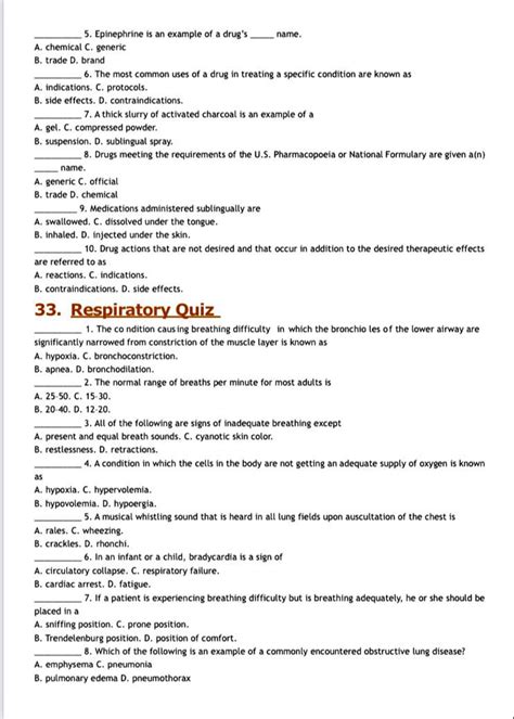 36 Respiratory quiz - The most frequently asked questions in the exam ...