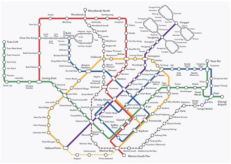 New Official Map: Singapore Mrt System Map, 2024 – MIIKME