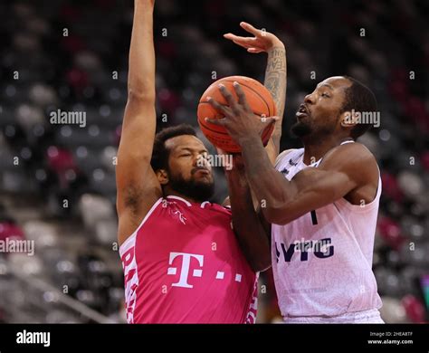 Bonn, Germany. 09th Jan, 2022. Telekom Dome, Basketball, BBL, Matchday ...