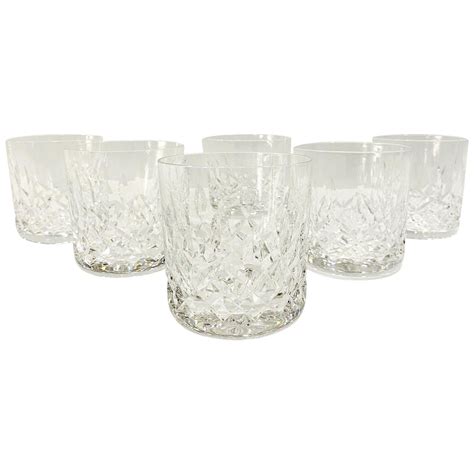 Set of Six Vintage Waterford Crystal Old Fashioned Glasses, Germany ...