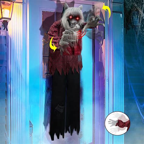 TURNMEON Motion & Howling Plaid-Clad Werewolf Animatronic India | Ubuy