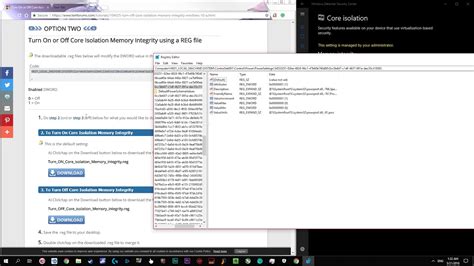 Image result for Disable Core Isolation Windows 10