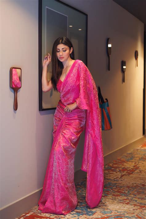 Mouni Roy in Rida Sari with Flo Blouse – 431-88