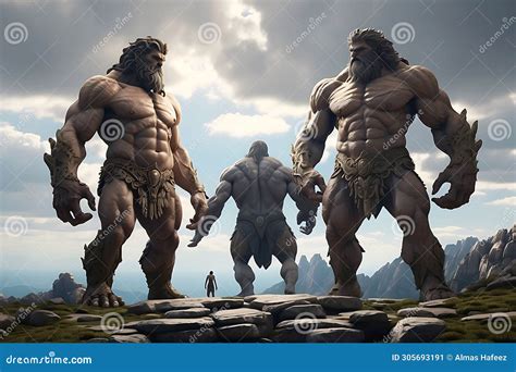 Majestic Titan: in the Realm of Greek Mythology, a Giant Creature ...