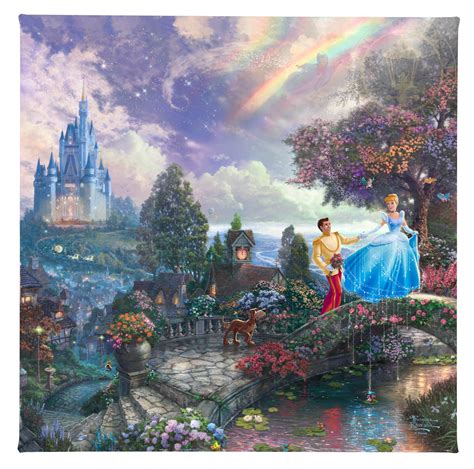 Thomas Kinkade Cenicienta De Disney Thomas Kinkade DISNEY CINDERELLA