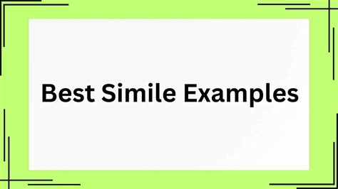 Examples of Similes 的图像结果
