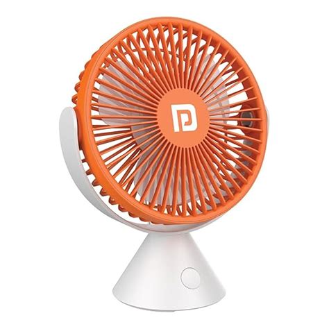 Portronics Aero Breeze Portable table Fan 178mm, USB Rechargeable Fan ...
