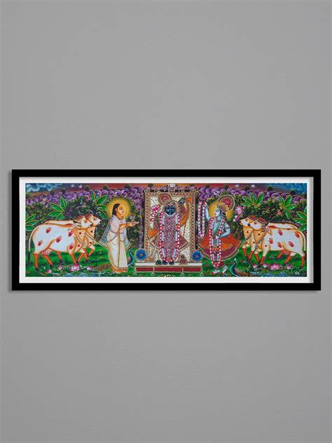 Buy Shreenathji Usta Miniature Painting | Buy Indian folk Painting