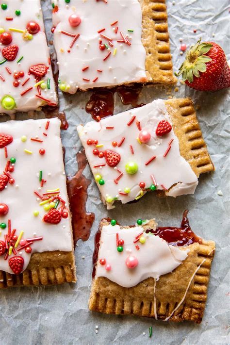 Giant Frosted Strawberry Pop-Tart. - Half Baked Harvest