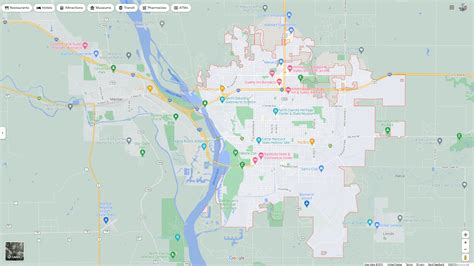 Bismarck, North Dakota Map