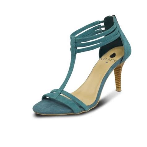 Buy Sole Fry Women's Seville Blue Leather Sandals-8 at Amazon.in