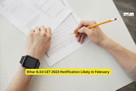 Bihar B.Ed CET 2023 Notification Likely in February | CollegeDekho