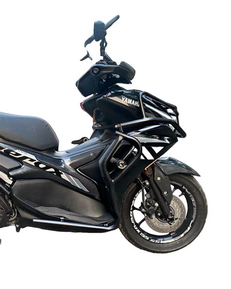 YAMAHA AEROX 155 CRASH GUARD WITH SLIDERS – Primo Customs
