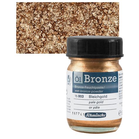SCHMINCKE PIGMENT OIL 50 ML BRONZE PALE GOLD – Himalaya Fine Art