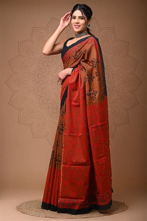 Hand Block Printed Saree Manufacturer, Supplier from Jaipur