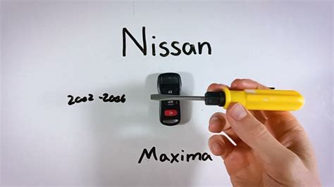 Image result for Nissan Maxima 2009 How to Program Key
