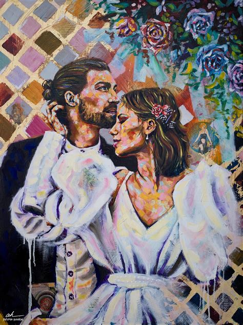 Experience Live Wedding Painting | Autumn Hunter Fine Art