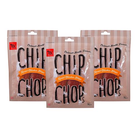 Chip Chops Dog Treats with Roast Chicken Strips – PETOLY