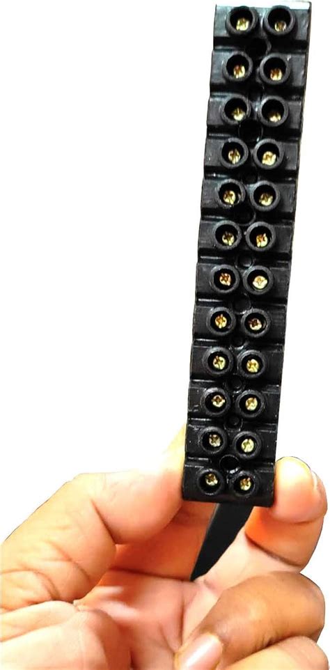 PGSA2Z Terminal Strip Screw Terminal Barrier Block 10A 12 Position Dual ...