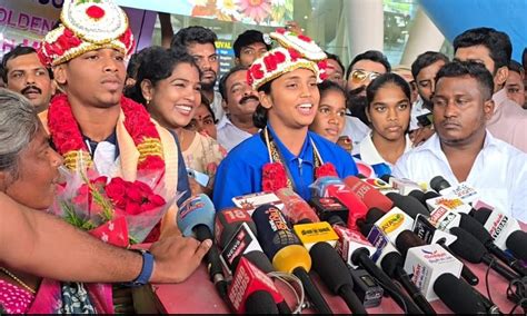Kabaddi gold medalists from Tamil Nadu receive warm welcome after Asian ...