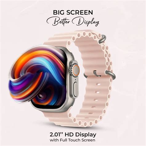 iCruze Pronto Max+ BT Calling Smart watch (Baby Pink)