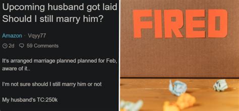 Woman Questions Her 'Upcoming' Marriage After Groom Gets Laid Off From ...