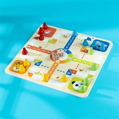 2 in 1 WOODEN LUDO & SNAKE AND LADDER GAME – Beebox