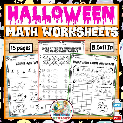 Free halloween math worksheet grade 2, Download Free halloween math ...